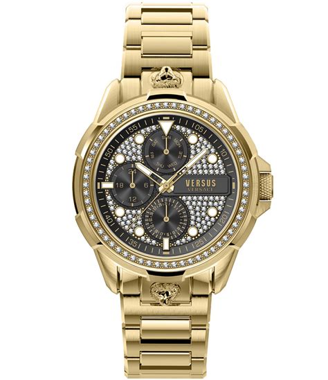 versus versace watch men's gold|versus Versace watch men price.